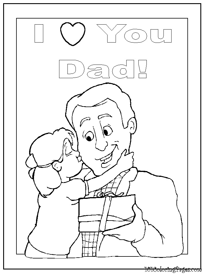 Dibujo gratuito Papá #103513 de la coleccion Familia y Amigos para imprimir