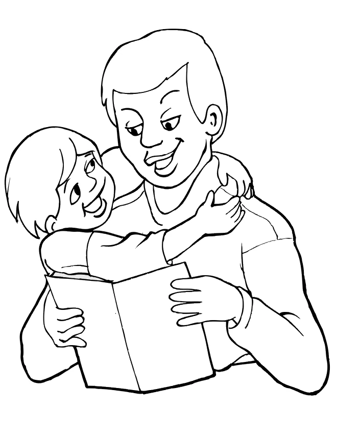 Dibujo gratuito Papá #103604 de la coleccion Familia y Amigos para imprimir