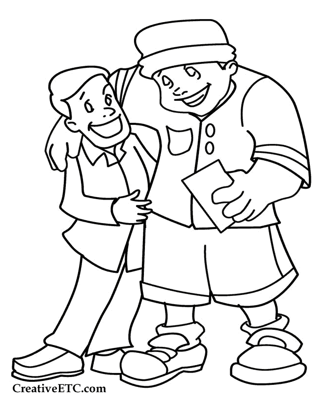 Dibujo gratuito Papá #103708 de la coleccion Familia y Amigos para imprimir