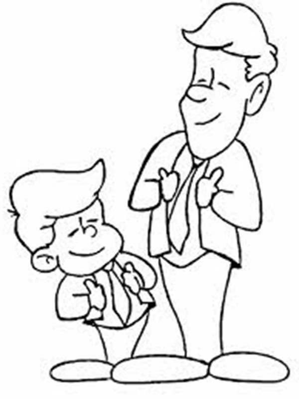 Dibujo gratuito Papá #103826 de la coleccion Familia y Amigos para imprimir