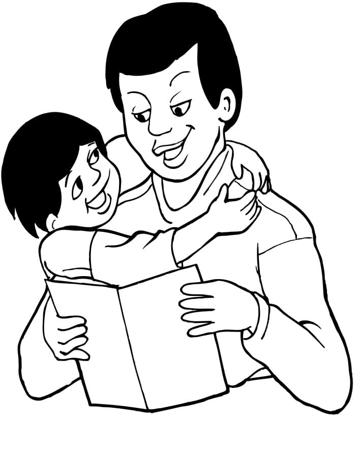 Dibujo gratuito Papá #209461 de la coleccion Familia y Amigos para imprimir