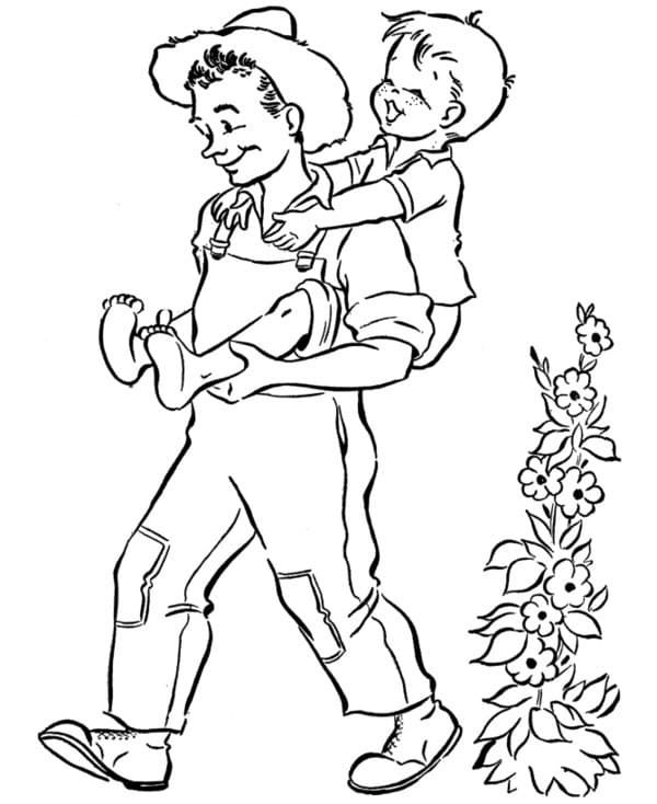Dibujo gratuito Papá #209464 de la coleccion Familia y Amigos para imprimir Dibujo gratuito Papá #209464 de la coleccion Familia y Amigos para imprimir