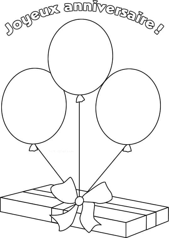 Dibujo gratuito Aniversario #174644 de la coleccion Fiestas y Celebraciones para imprimir