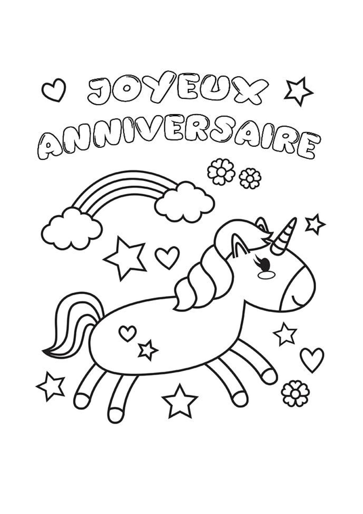 Dibujo gratuito Aniversario #174653 de la coleccion Fiestas y Celebraciones para imprimir