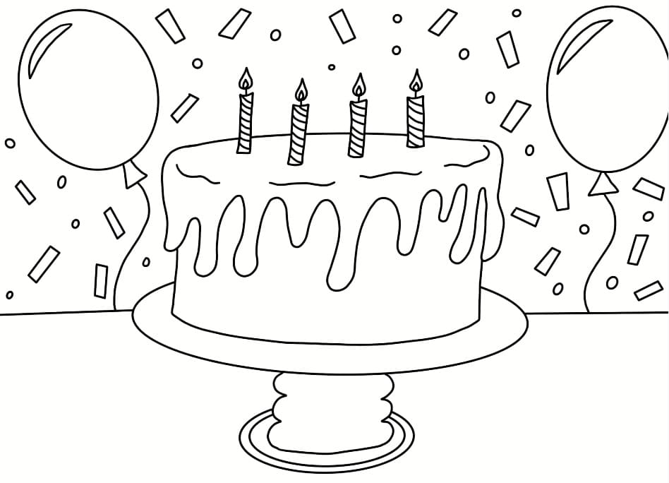 Dibujo gratuito Aniversario #174663 de la coleccion Fiestas y Celebraciones para imprimir