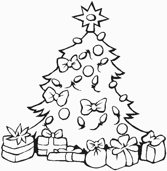 Dibujo gratuito Árbol de Navidad #167450 de la coleccion Fiestas y Celebraciones para imprimir