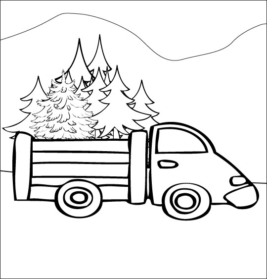 Dibujo gratuito Árbol de Navidad #167472 de la coleccion Fiestas y Celebraciones para imprimir