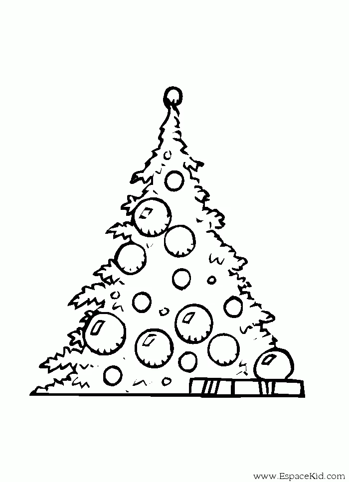 Dibujo gratuito Árbol de Navidad #167531 de la coleccion Fiestas y Celebraciones para imprimir