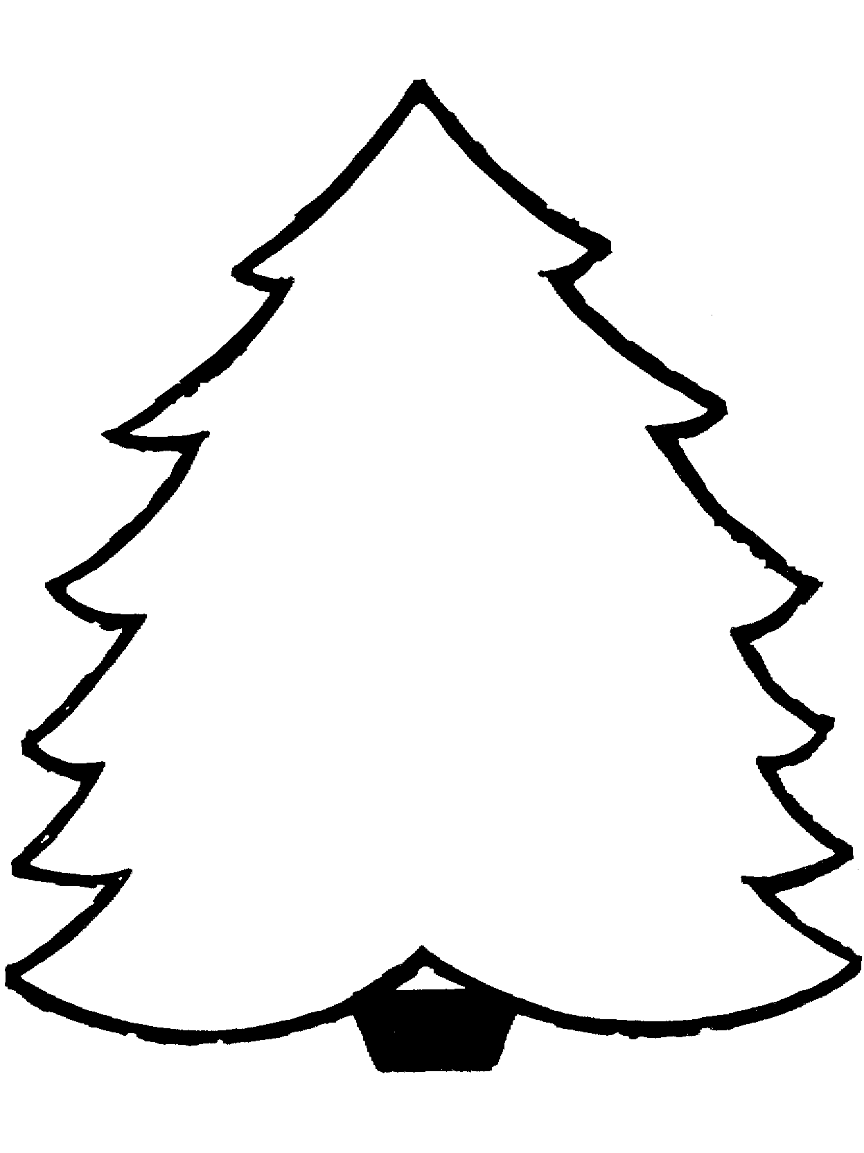 Dibujo gratuito Árbol de Navidad #167577 de la coleccion Fiestas y Celebraciones para imprimir