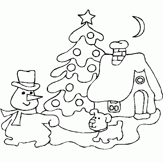 Dibujo gratuito Árbol de Navidad #167590 de la coleccion Fiestas y Celebraciones para imprimir