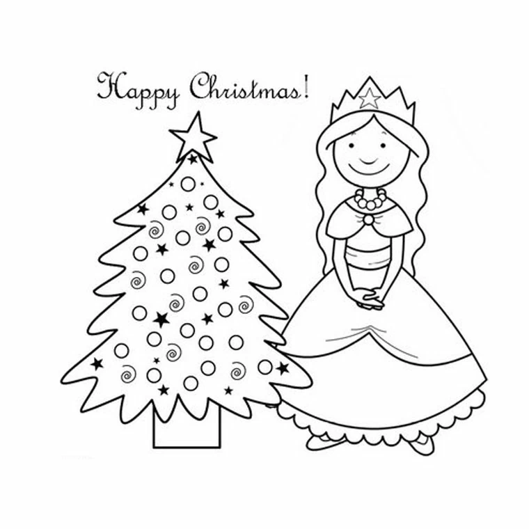 Dibujo gratuito Árbol de Navidad #167758 de la coleccion Fiestas y Celebraciones para imprimir