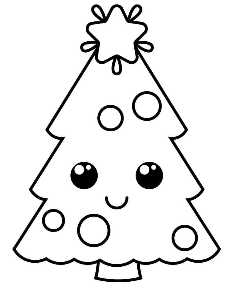 Dibujo gratuito Árbol de Navidad #176121 de la coleccion Fiestas y Celebraciones para imprimir