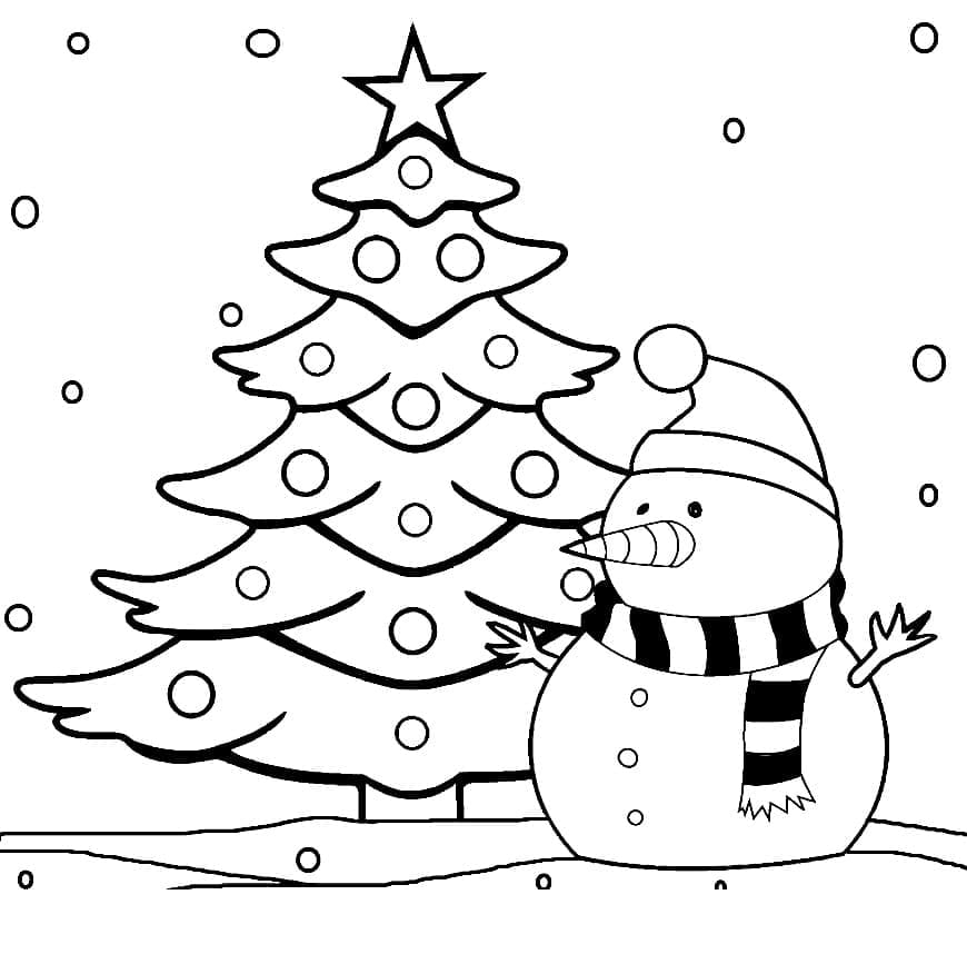 Dibujo gratuito Árbol de Navidad #176136 de la coleccion Fiestas y Celebraciones para imprimir