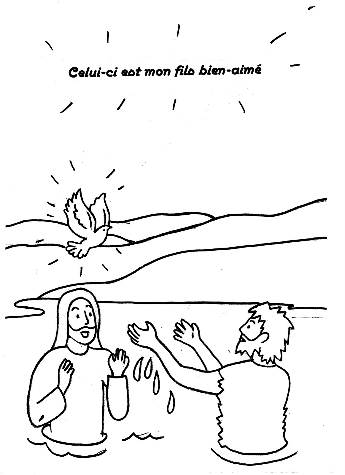 Dibujo gratuito Bautismo #57477 de la coleccion Fiestas y Celebraciones para imprimir