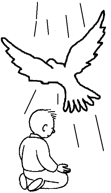 Dibujo para colorear: Bautismo (Fiestas y Celebraciones) #57479 - Dibujos para Colorear e Imprimir Gratis