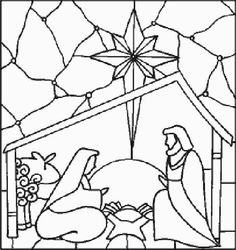 Dibujo gratuito Belén #215946 de la coleccion Fiestas y Celebraciones para imprimir