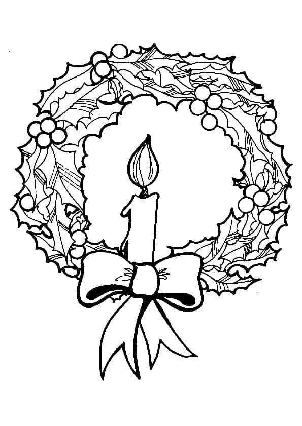 Dibujo gratuito Corona de Navidad #204332 de la coleccion Fiestas y Celebraciones para imprimir Dibujo gratuito Corona de Navidad #204332 de la coleccion Fiestas y Celebraciones para imprimir