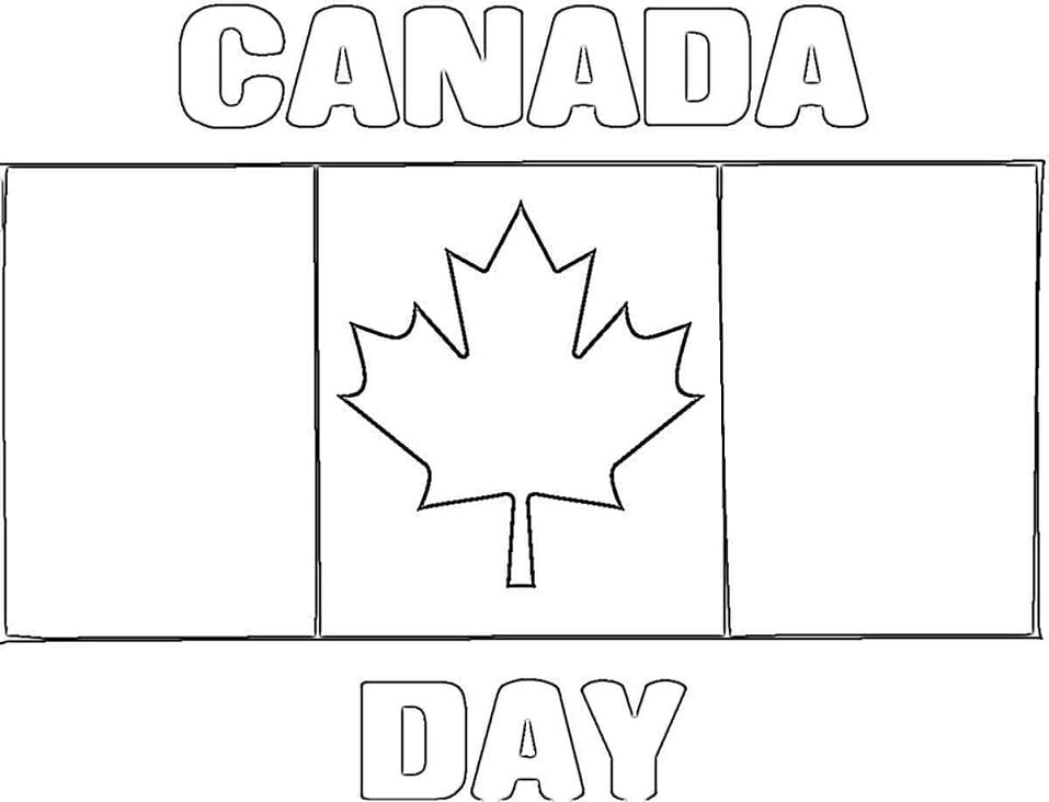 Dibujo gratuito Día de Canadá - 1 de Julio #193598 de la coleccion Fiestas y Celebraciones para imprimir