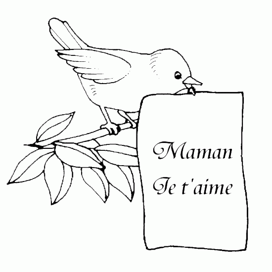 Dibujo gratuito Día de la Madre #129833 de la coleccion Fiestas y Celebraciones para imprimir