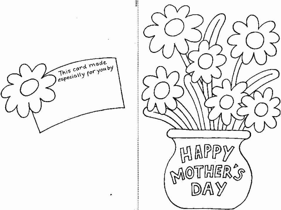Dibujo gratuito Día de la Madre #129840 de la coleccion Fiestas y Celebraciones para imprimir
