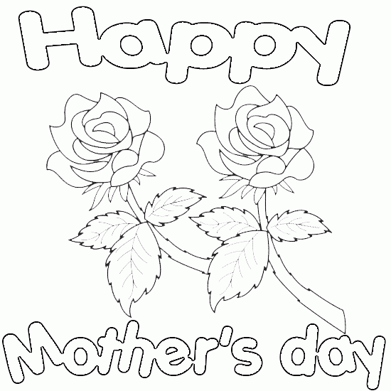 Dibujo gratuito Día de la Madre #129842 de la coleccion Fiestas y Celebraciones para imprimir