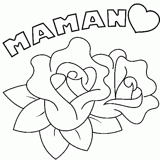 Dibujo gratuito Día de la Madre #129890 de la coleccion Fiestas y Celebraciones para imprimir