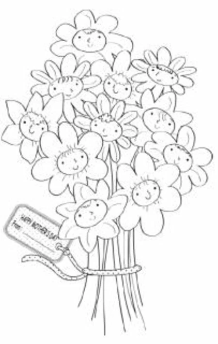 Dibujo gratuito Día de la Madre #129900 de la coleccion Fiestas y Celebraciones para imprimir