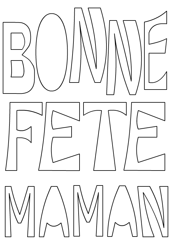 Dibujo gratuito Día de la Madre #129932 de la coleccion Fiestas y Celebraciones para imprimir