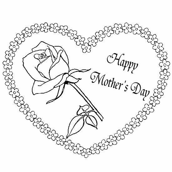 Dibujo gratuito Día de la Madre #129959 de la coleccion Fiestas y Celebraciones para imprimir