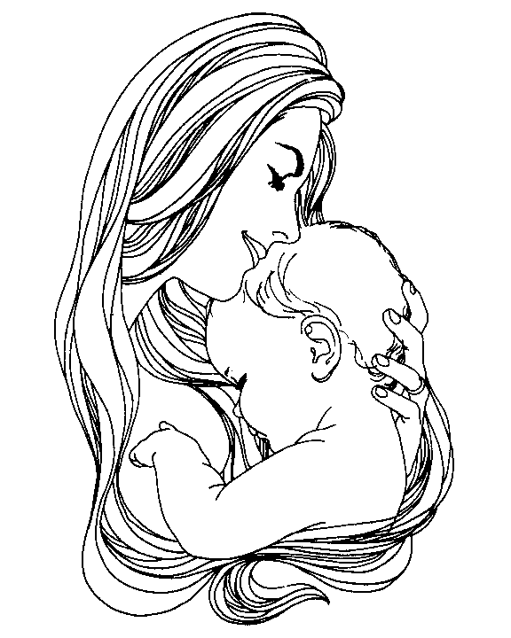 Dibujo gratuito Día de la Madre #129972 de la coleccion Fiestas y Celebraciones para imprimir Dibujo gratuito Día de la Madre #129972 de la coleccion Fiestas y Celebraciones para imprimir