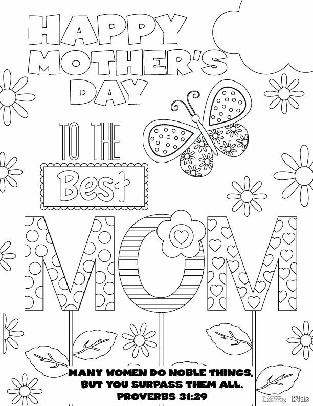 Dibujo gratuito Día de la Madre #130022 de la coleccion Fiestas y Celebraciones para imprimir
