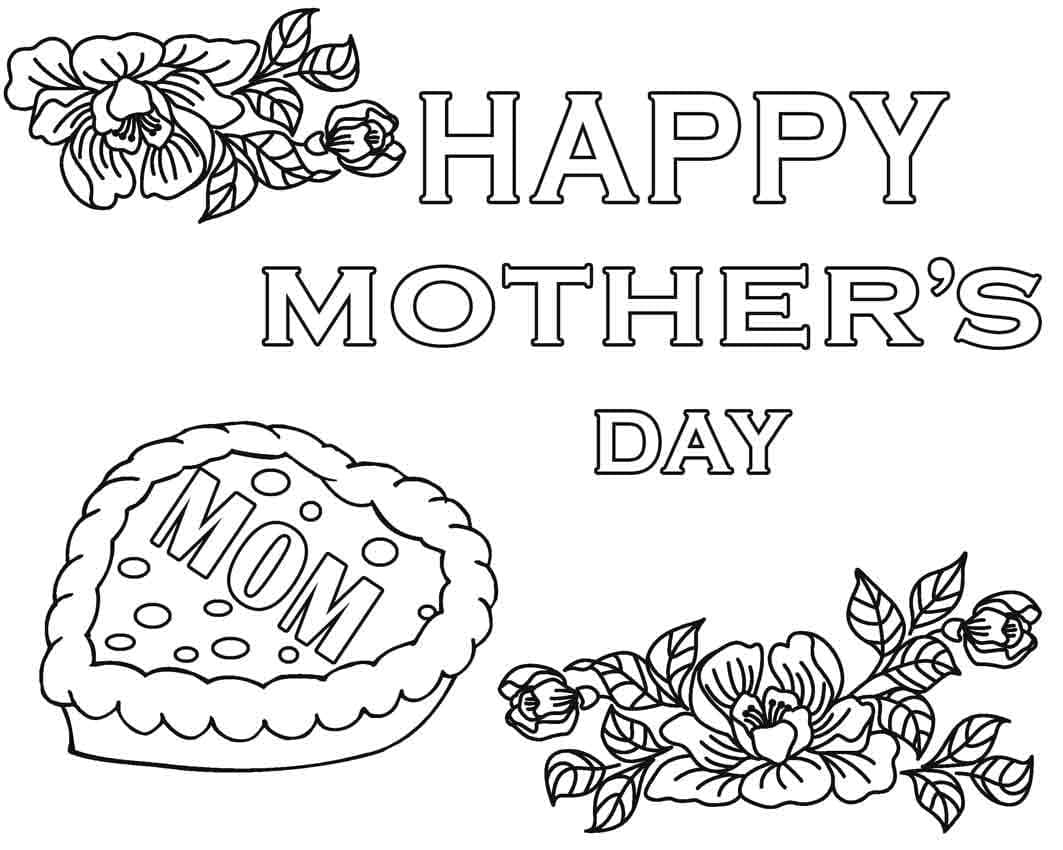 Dibujo gratuito Día de la Madre #201454 de la coleccion Fiestas y Celebraciones para imprimir