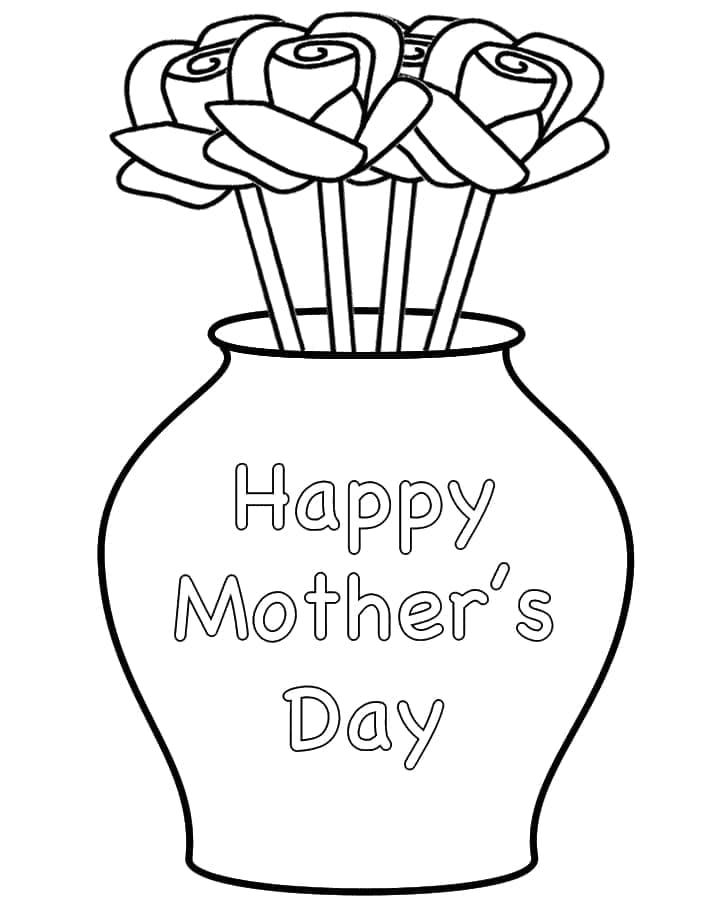 Dibujo gratuito Día de la Madre #201470 de la coleccion Fiestas y Celebraciones para imprimir