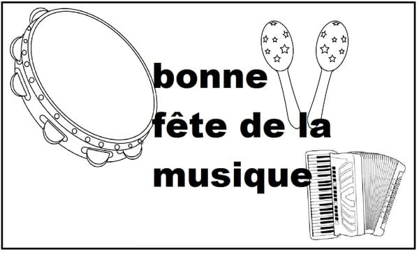 Dibujo gratuito Día de la Música #176354 de la coleccion Fiestas y Celebraciones para imprimir