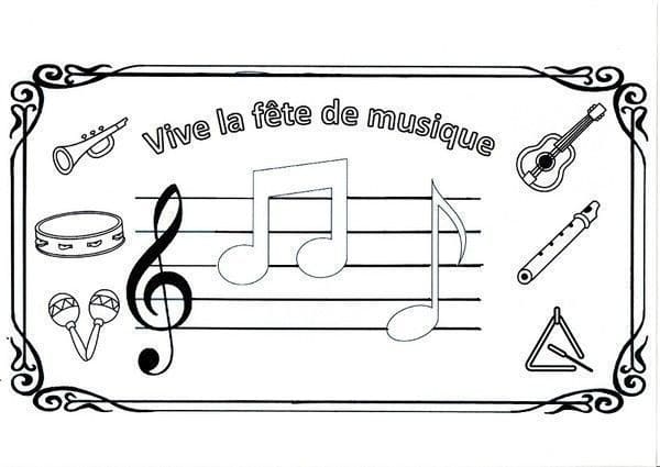 Dibujo gratuito Día de la Música #176356 de la coleccion Fiestas y Celebraciones para imprimir