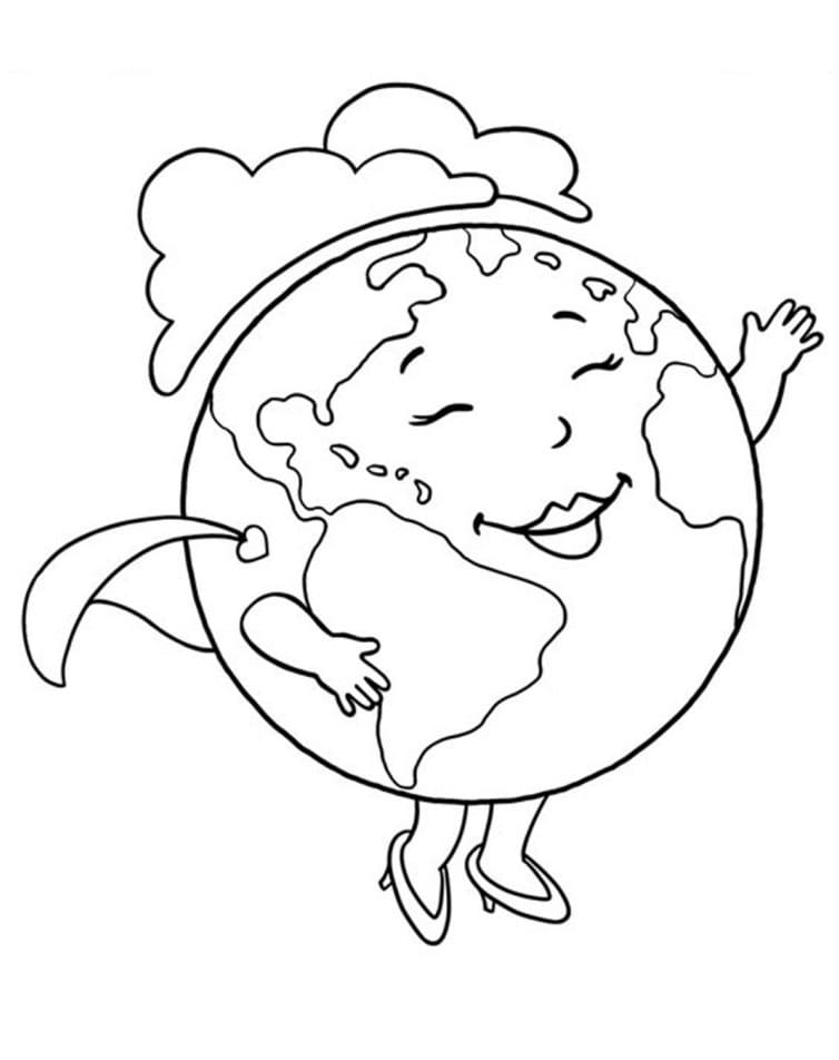 Dibujo gratuito Día de la Tierra #196054 de la coleccion Fiestas y Celebraciones para imprimir
