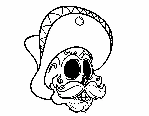 Dibujo gratuito Día de los Muertos #60117 de la coleccion Fiestas y Celebraciones para imprimir