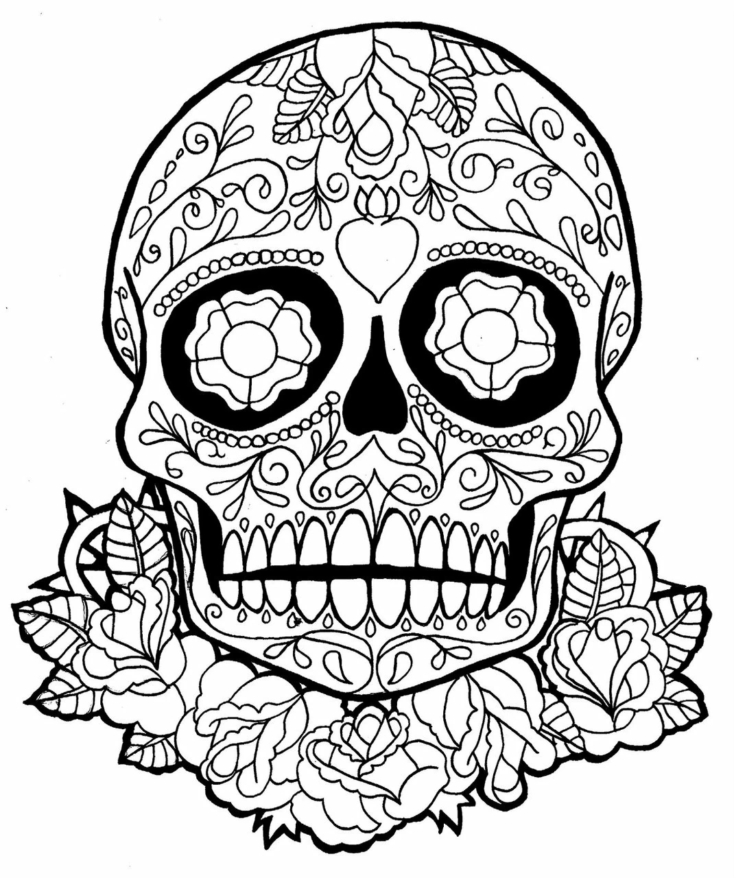 Dibujo gratuito Día de los Muertos #60144 de la coleccion Fiestas y Celebraciones para imprimir