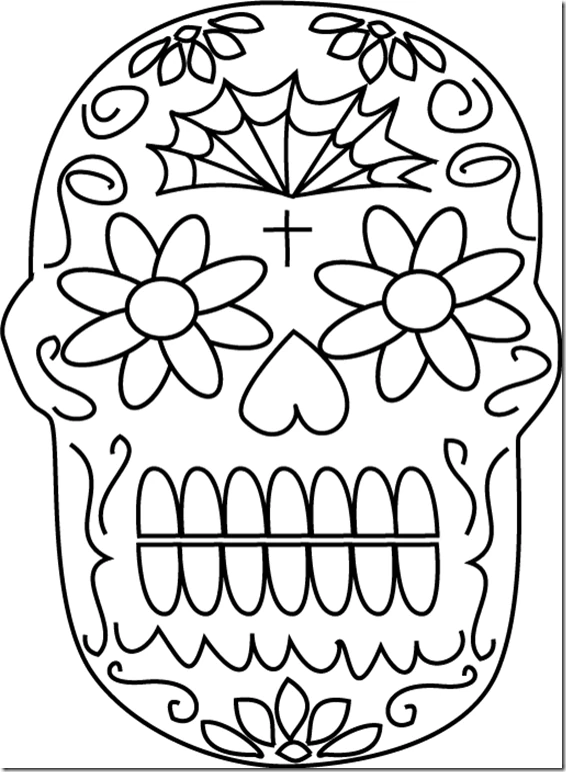 Dibujo gratuito Día de los Muertos #60154 de la coleccion Fiestas y Celebraciones para imprimir