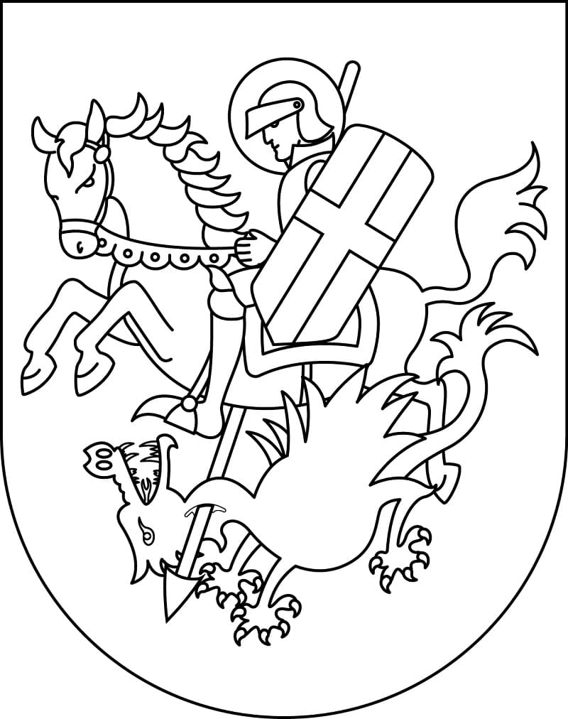 Dibujo gratuito Día de San Jorge #193427 de la coleccion Fiestas y Celebraciones para imprimir