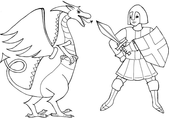 Dibujo gratuito Día de San Jorge #193429 de la coleccion Fiestas y Celebraciones para imprimir