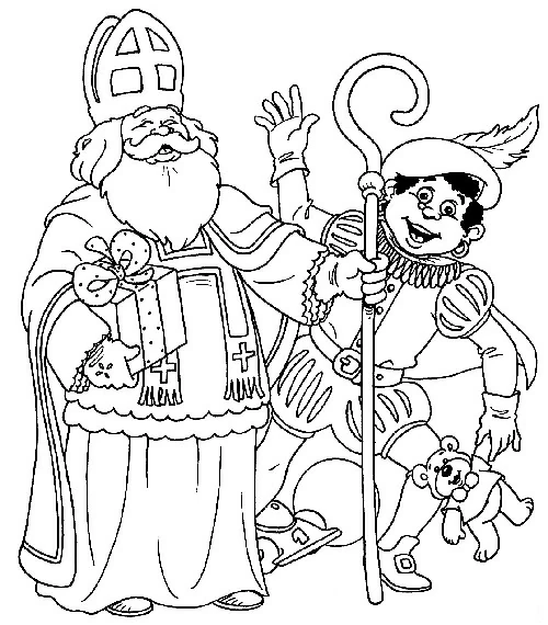 Dibujo gratuito Día de San Nicolás #59121 de la coleccion Fiestas y Celebraciones para imprimir
