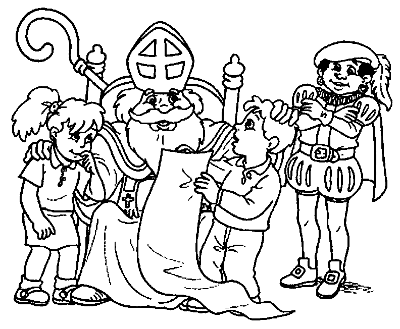 Dibujo gratuito Día de San Nicolás #59132 de la coleccion Fiestas y Celebraciones para imprimir