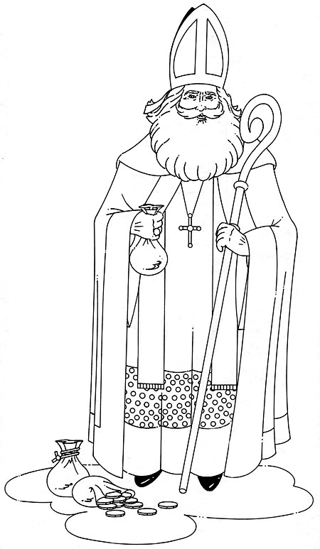 Dibujo gratuito Día de San Nicolás #59138 de la coleccion Fiestas y Celebraciones para imprimir
