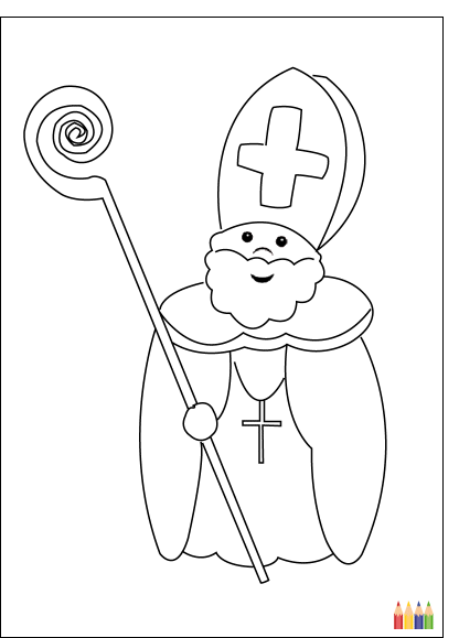 Dibujo gratuito Día de San Nicolás #59202 de la coleccion Fiestas y Celebraciones para imprimir