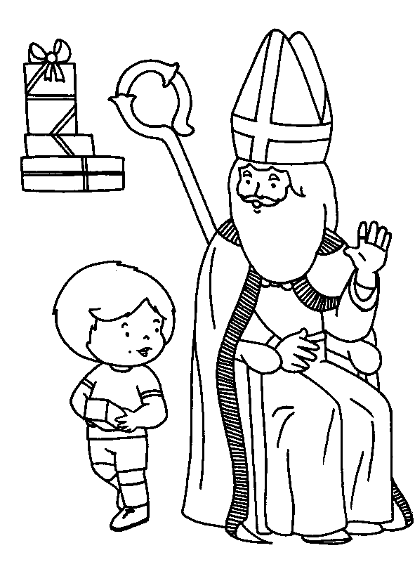 Dibujo gratuito Día de San Nicolás #59277 de la coleccion Fiestas y Celebraciones para imprimir