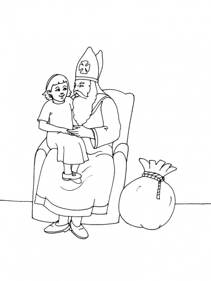 Dibujo gratuito Día de San Nicolás #59279 de la coleccion Fiestas y Celebraciones para imprimir
