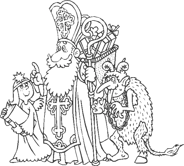 Dibujo gratuito Día de San Nicolás #59351 de la coleccion Fiestas y Celebraciones para imprimir