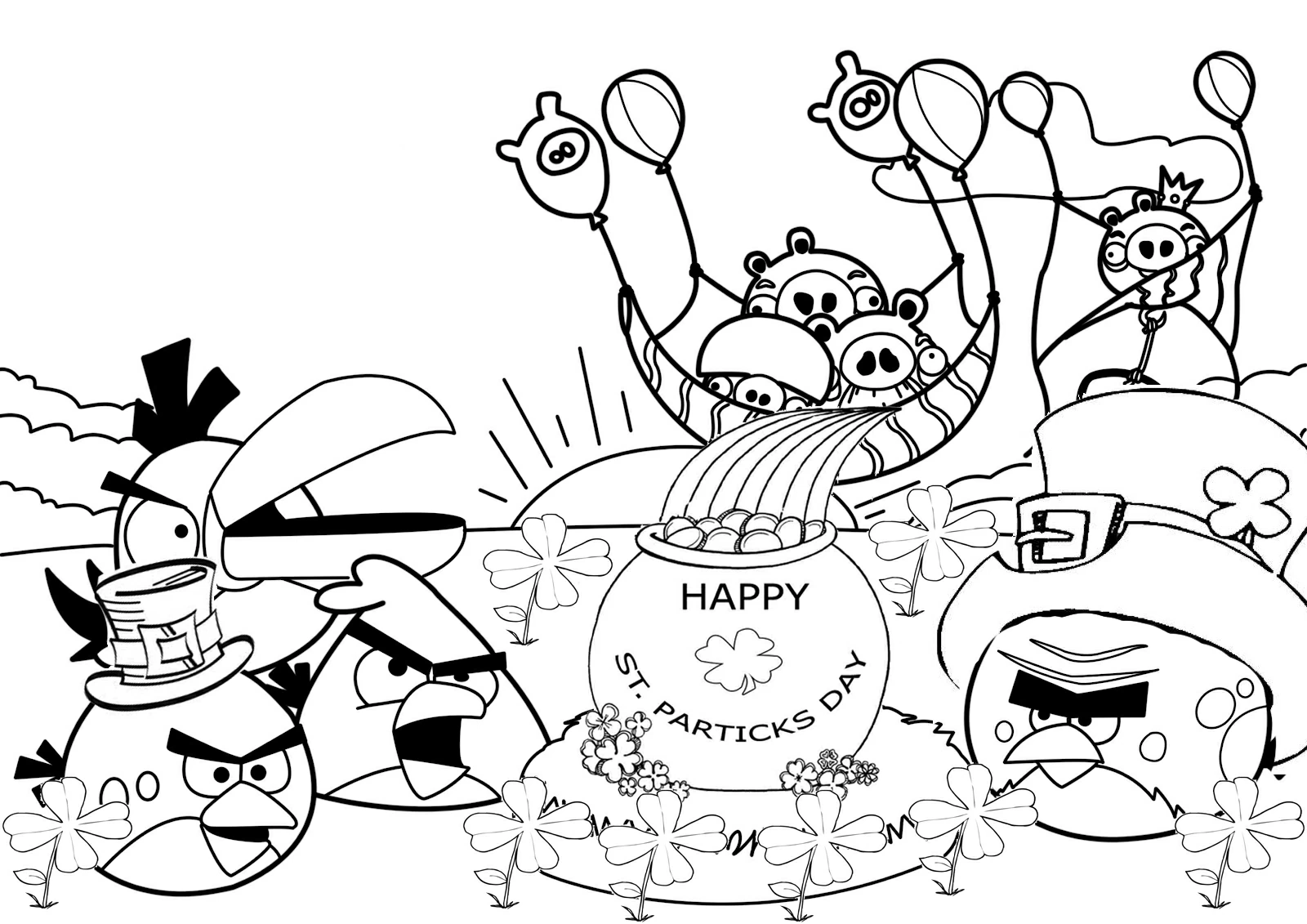 Dibujo gratuito Día de San Patricio #57975 de la coleccion Fiestas y Celebraciones para imprimir