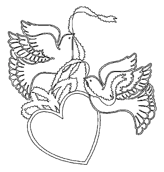 Dibujo gratuito Día de San Valentín #54067 de la coleccion Fiestas y Celebraciones para imprimir
